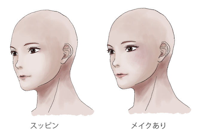 イラスト講座 男女の顔の描き分け方 目の堀 頬骨 エラ骨で別れる 絵師のためのネタ帳