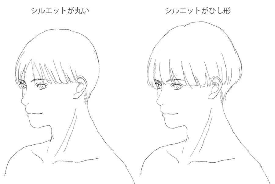 イラスト講座 イケメンの描き方 髪型と仕草を変えるとイケメンになる 絵師のためのネタ帳