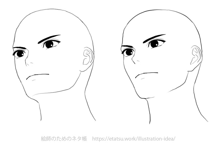 イケメンの描き方 カッコ良い顔のイラストを描く方法 絵師のためのネタ帳